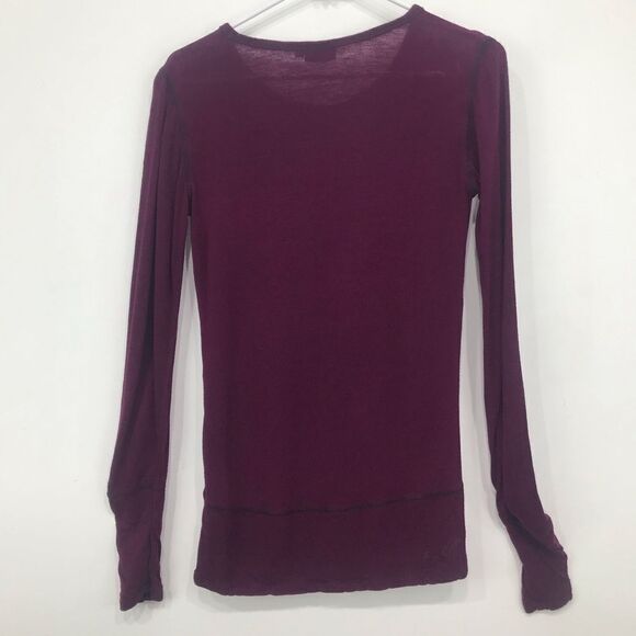 Kuhl Maroon Wool Blend Performance Base Layer Long Sleeve Pullover Shirt - Picture 5 of 15